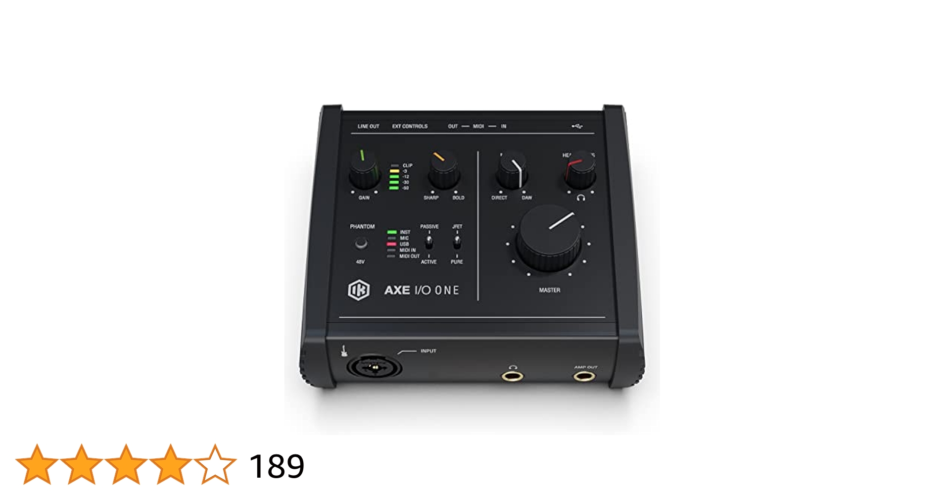 IK Multimedia AXE ONE I/O オーディオ インターフェース IK Multimedia AXE I/O ONE | 遂に1chの小型タイプが登場